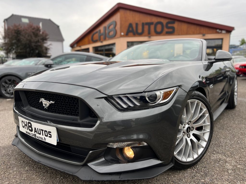 Ford Mustang V8 5.0 GT Cabriolet pack premium boite automatique navigation * dispo et visible sur notre parc* 40900 €