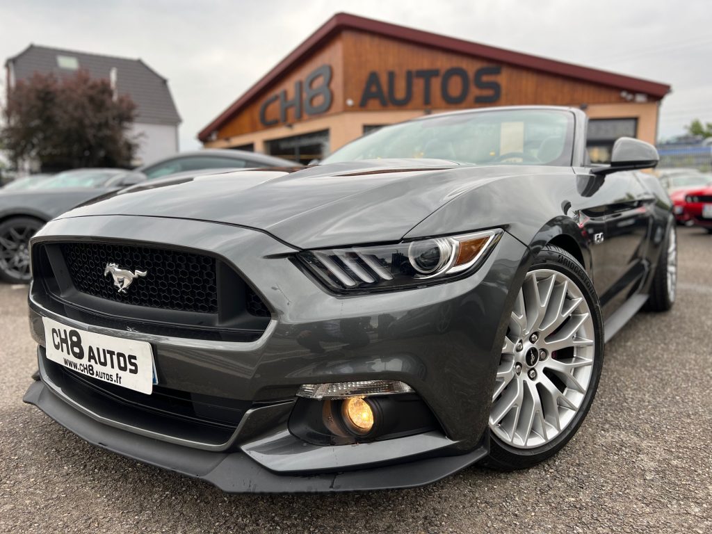 Ford Mustang V8 5.0 GT Cabriolet pack premium boite automatique navigation * dispo et visible sur notre parc* 40900 €