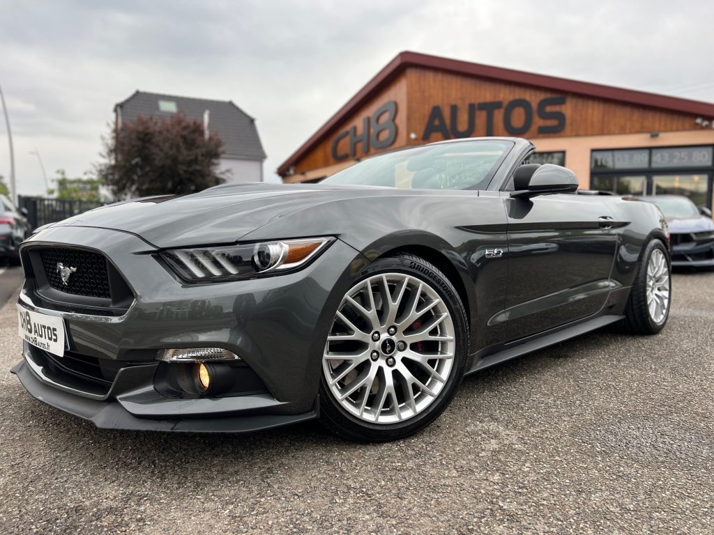 Ford Mustang V8 5.0 GT Cabriolet pack premium boite automatique navigation * dispo et visible sur notre parc* 40900 €