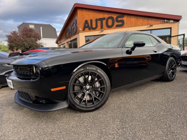Dodge Challenger V8 6.4 Scat Pack noir 492ch boîte automatique 1ère main 15580kms *DISPONIBILE ET VISIBLE SUR NOTRE PARC* 53900 eur