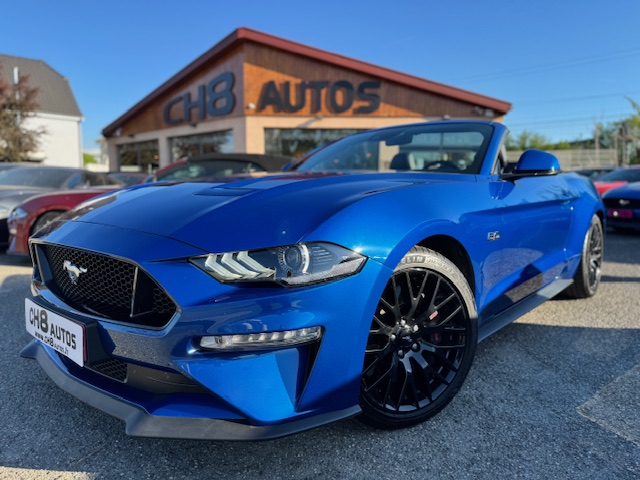 FORD MUSTANG V8 5.0 GT CABRIOLET PHASE 2 BLEU SAPHIR * DISPO ET VISIBLE SUR NOTRE PARC* 46900 eur
