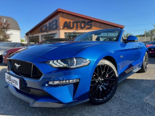FORD MUSTANG V8 5.0 GT CABRIOLET PHASE 2 BLEU SAPHIR * DISPO ET VISIBLE SUR NOTRE PARC* 46900 eur