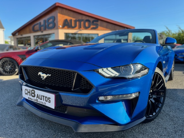 FORD MUSTANG V8 5.0 GT CABRIOLET PHASE 2 BLEU SAPHIR * DISPO ET VISIBLE SUR NOTRE PARC* 46900 eur